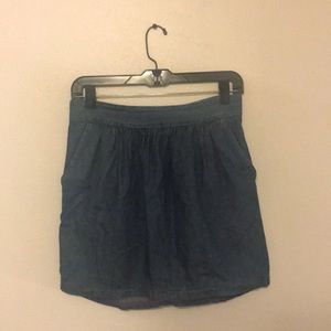 Urban Outfitters Chambray Skirt